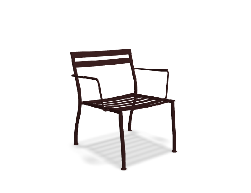 Fauteuil d'extérieur FLANER - bordeaux_0