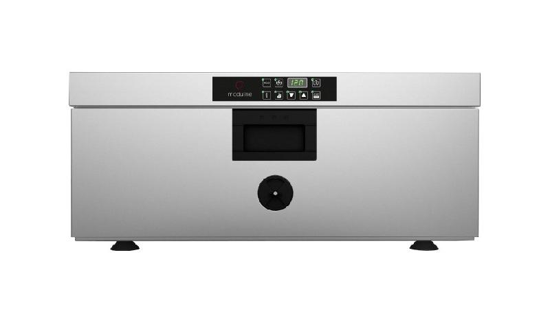Four statique pour cuisson lente avec sonde à cœur - 1 tiroir pour bac GN 1/1 - introduction du plateau côté large - CSD011E_0