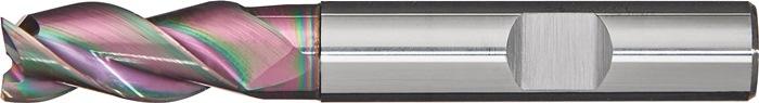 Fraise deux tailles DIN 6527 L Type W - D. Nominal 12 mm - VHM spécial 38/40° - DIN 6535 HB - 3 lames longues - PROMAT_0