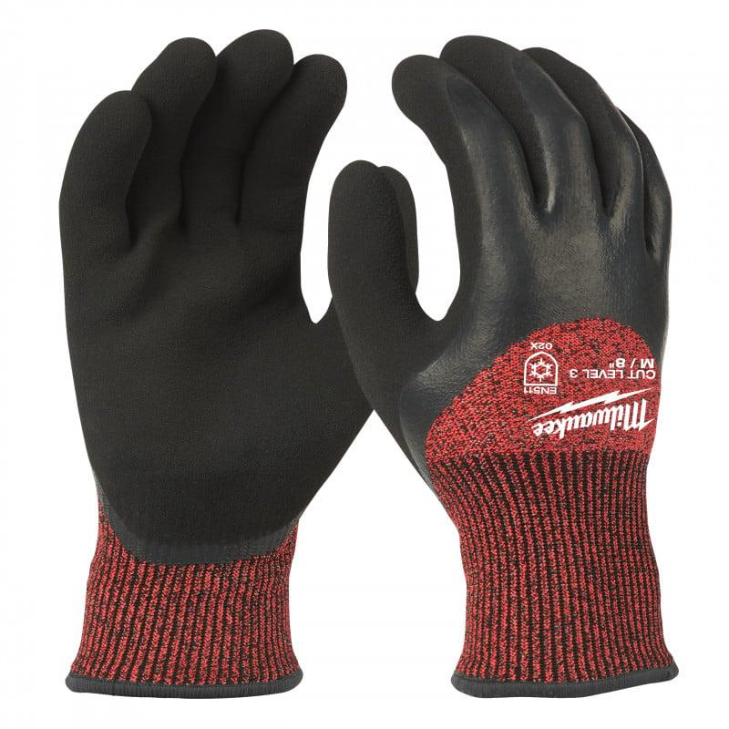 Gants hiver anti-coupure 3/c  - double enduction latex - MILWAUKEE | 4932479707_0