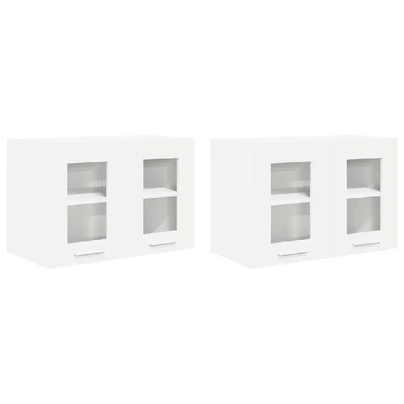 Helloshop26 - Armoire suspendue moderne design épuré 60 x 31 x 40 cm grand espace de rangement en bois d'ingénierie blanc 02_0053258 - blanc Bois m_0