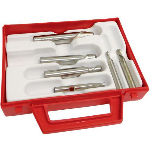 JEU DE 6 FRAISES DROITES HSS - MAGAFOR
