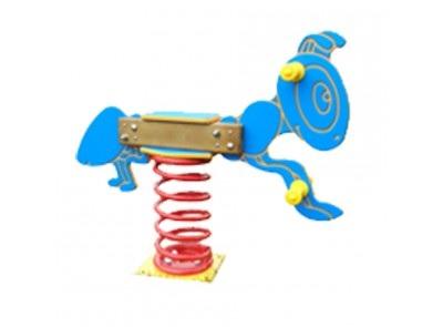 Jeu sur ressort pour enfants - HPDE imputrescible gravé - Modèle Fourmi_0