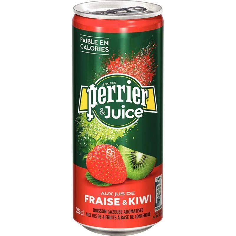Lot de 24 canettes 25cl PERRIER JUICE - Fraise & Kiwi_0