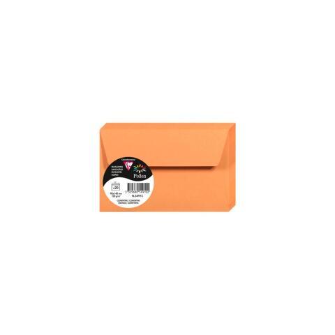 LOT DE 3 - PAQUET DE 20 ENVELOPPES POLLEN 90X140MM 120G/M2 - CLÉMENTINE