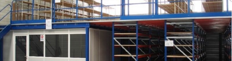 Plateforme sur rayonnage - mezzanine industrielle sur mesure - jusqu'à 3 niveaux_0