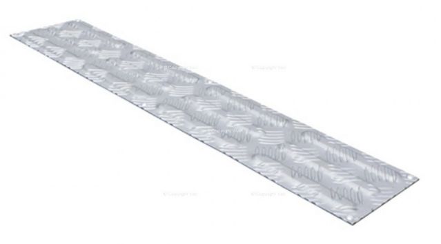 Pod 84 alu bande d'aide à l'orientation aluminium - viso - dimension 840 x 180 x 8 mm_0