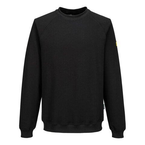 PORTWEST AS24 SWEAT SHIRT ANTI STATIQUE ESD NOIR - TAILLE 5XL