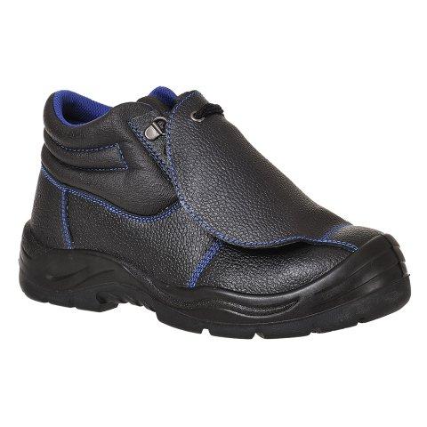 PORTWEST FW22 CHAUSSURE HAUTE MÉTATARSIENNE CUIR ACIER S3 SR FO M HRO NOIR - TAILLE 40