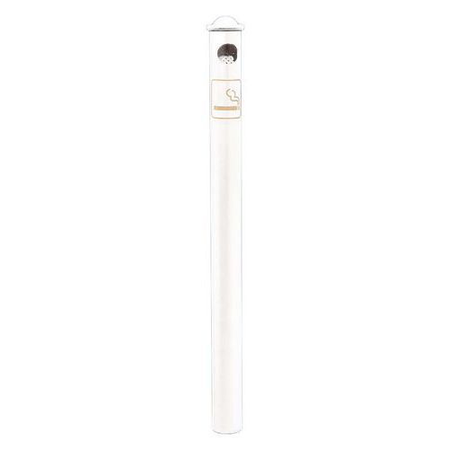 POTELET CENDRIER Ø 76 MM POMMEAU AGORA - ZINC BLANC 9010 - PROCITY