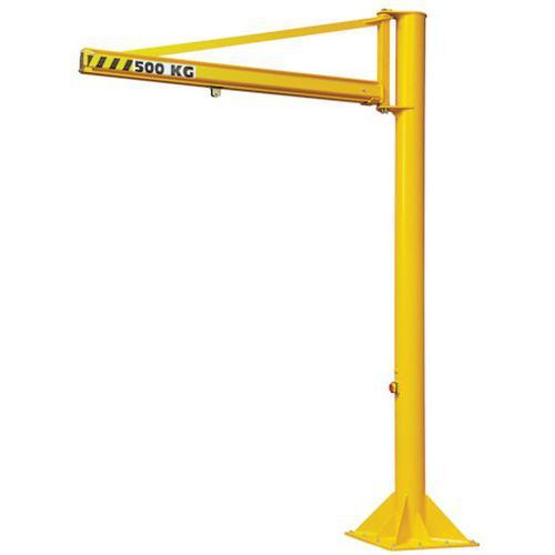 POTENCE SUR COLONNE À TIRANT 50KG PORTÉE 6M HAUTEUR 25M - HUCHEZ
