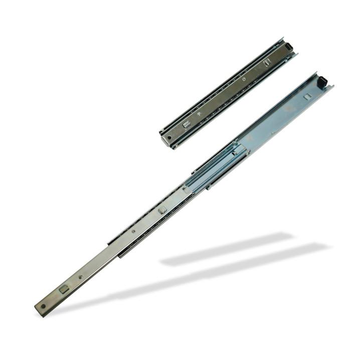 Rails glissière télescopique 2 pièces pour tiroir 250 mm_0