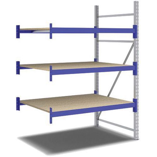 KIT RAYONNAGE SUIVANT 2000X1350X1100 MM 3 NIVEAUX 1200 KG - BITO