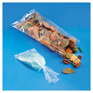 SACHET PLASTIQUE TRANSPARENT PLAT