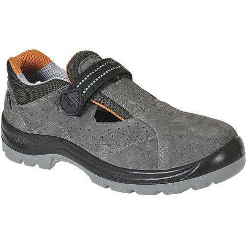 SANDALE DE SÉCURITÉ OBRA STEELITE S1 FW42 GRIS 35 - PORTWEST