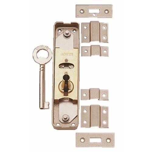 SERRURE DE MEUBLE ESPAGNOLETTE À GORGES 183-AXE 45 MM VACHETTE