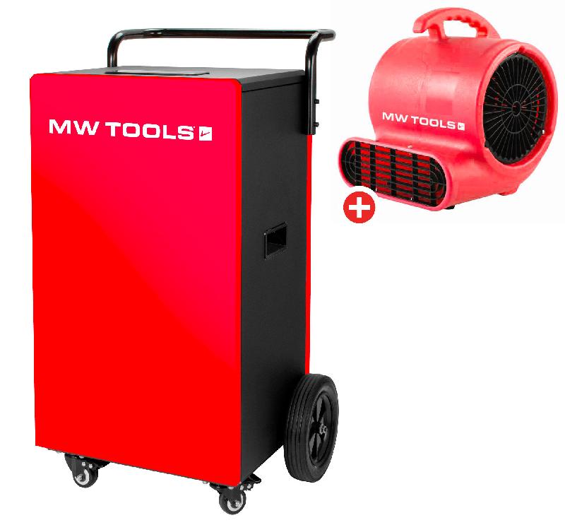 Pack déshumidificateur industriel 90L/Jour BDM90N + ventilateur sécheur de sol RV380 - MW Tools BDM90NSETR_0