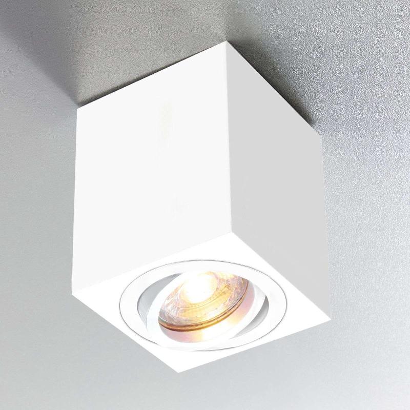 HEITRONIC SPOT À MONTER EN SAILLIE ADL8001, BLANC