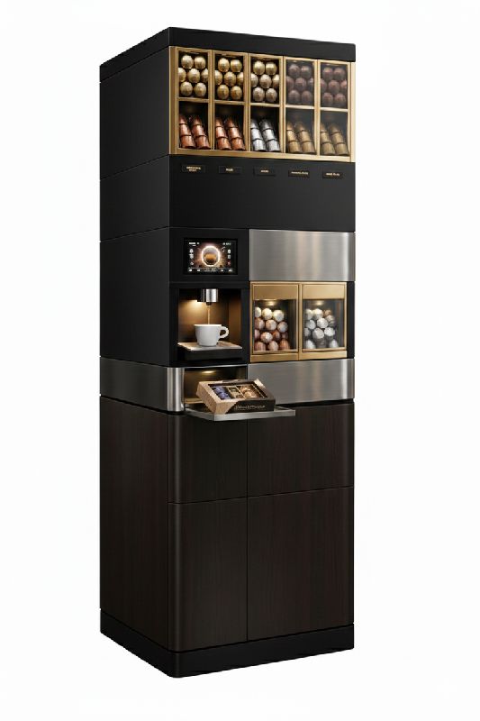 Système de distribution automatique de capsules de café intelligentes - Distributeurs automatiques en libre-service pour résidents_0
