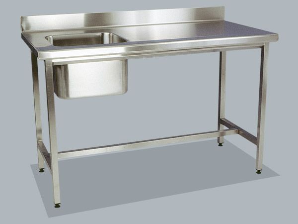 Table inox du chef - Firm'inox NF - hygiène alimentaire, inox 18-10, toutes dimensions possibles_0