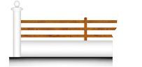 Tetis - Clôtures en plastique PVC - Rothe Fermetures - Gamme Cassiope - Lisse 80 × 80 mm_0