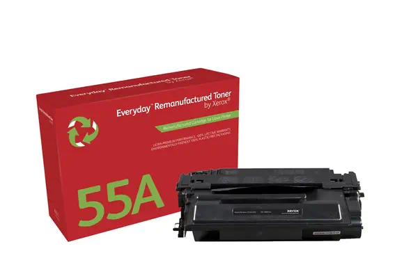 Toner remanufacturé Mono Everyday¢ de Xerox compatible avec HP 55A (CE255A), Capacité standard_0