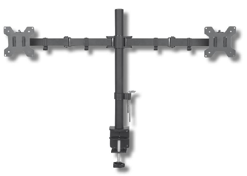 TECHLY ICA-LCD 382-D - Support d'écran plat pour bureau - 68,6 cm (27'') - Montage pince - Réglable en hauteur_0