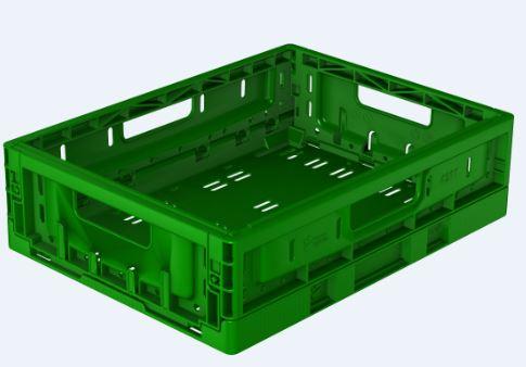 Bac pliable RPC 4311 - plastique - 400x300x115 mm - capacité 10.5L - charge 10 kg_0