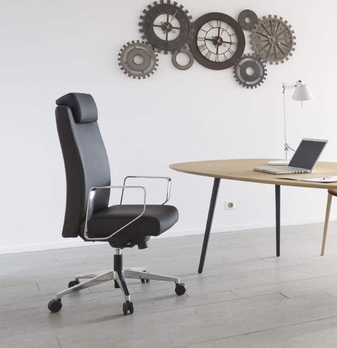Fauteuil de direction BOST - Confort, volume et performance - Cuir ou tissu avec options réglables_0