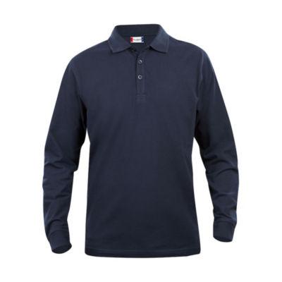 Clique polo ml homme bleu marine l_0