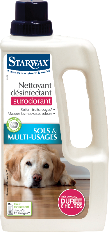 Désinfectant nettoyant surodorant animal 1l 5464 STARWAX 1_0