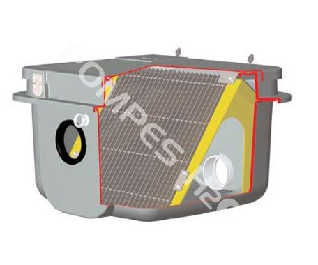 DG200U - Dégrilleur filtration avant fosse poste station de relevage 200L - Sebico_0