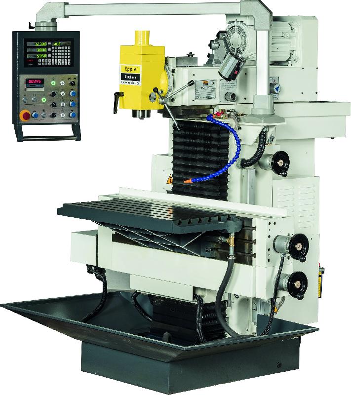 Fraiseuse d'outilleur avec visu - capacité 500x400x400 mm - WFM 80 DIGI avec avances automatiques et précision professionnelle_0