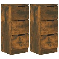 Helloshop26 - Buffet bahut commode armoire meuble de rangement organisateur cuisine salle de séjour salons lot de 2 30 x 30 x 70 cm 02_0036724 - 3000_0