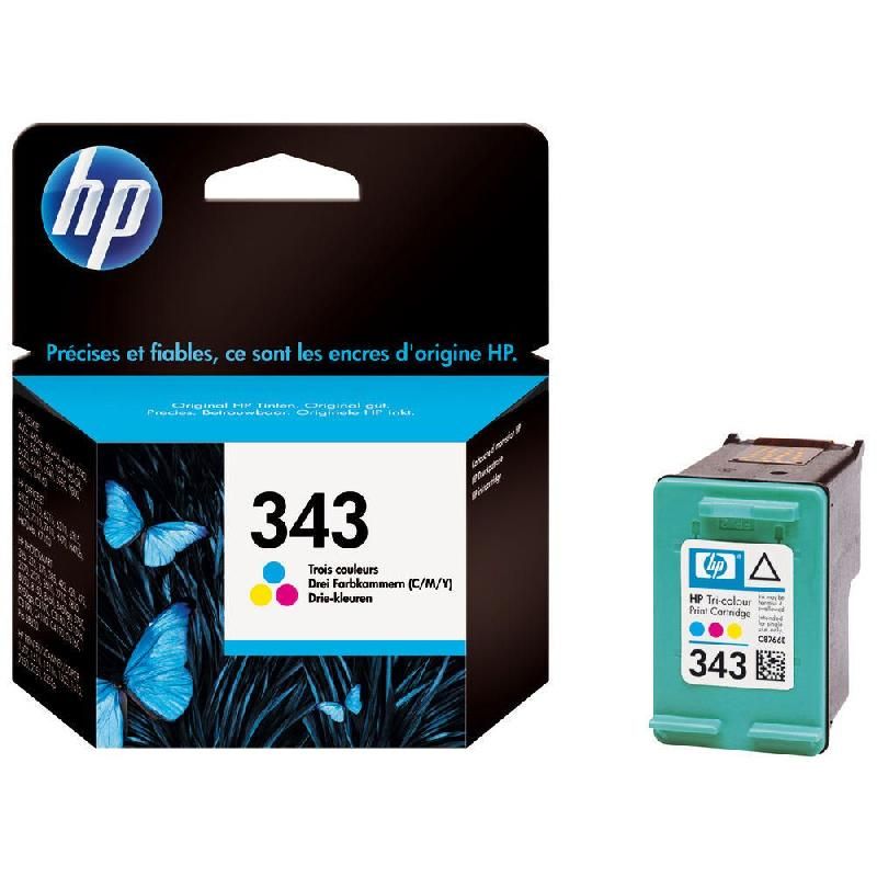 HEWLETT PACKARD HP 343 (C8766EE) CARTOUCHE D'ENCRE COULEUR (CYAN, MAGENTA, JAUNE)