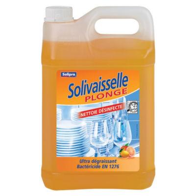 Liquide vaisselle désinfectant Solivaisselle Solipro agrumes 5 L_0