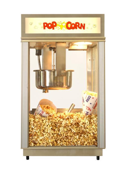 Machine à pop corn 6 oz - modèle sixty special inox_0