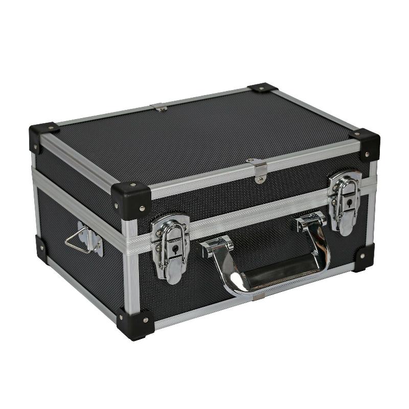 MALLETTE EN ALUMINIUM 32 CM BOÎTE À OUTILS BOX ALU VALISE RANGEMENT DVD 16_0002336_0