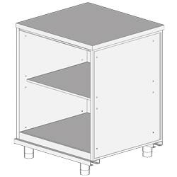 Meuble arrière neutre - Metrika Line NN07X - Dimensions 750x695(670)xH950 mm_0