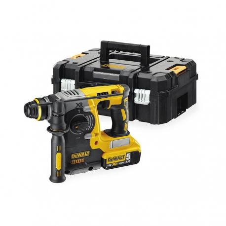 Perforateur Dewalt SDS - Plus 18 Volts 5Ah Li-Ion Moteur Brushless sans charbon en coffret T-STAK | DCH273P2T_0