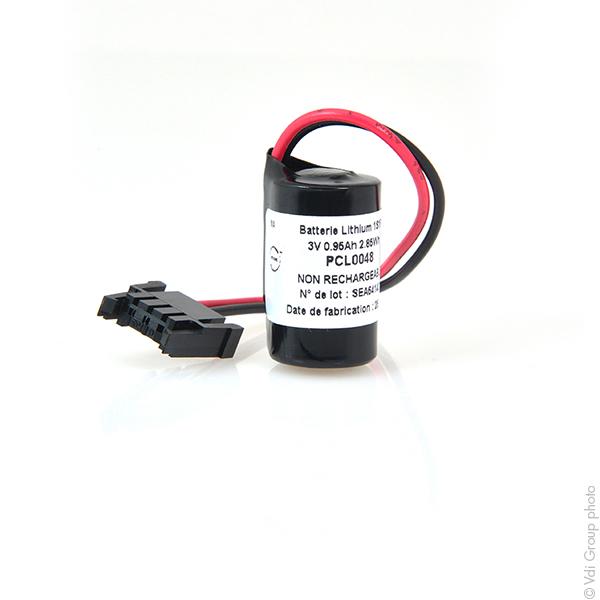 Pile lithium CR1/2AA Hirose 3V 950mAh - Marque NX - Quantité 1_0