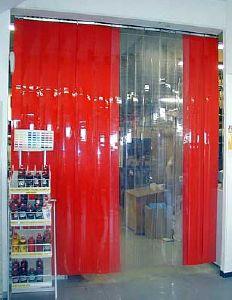 Porte à lanières semi-transparente - fixes et coulissantes - isolation thermique et phonique - PVC spécial grand froid jusqu'à -25°C_0