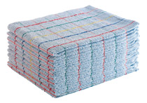 SERPILLÈRE BOUCLÉE ABSORBANTE BLEUE - PAQUET DE 10