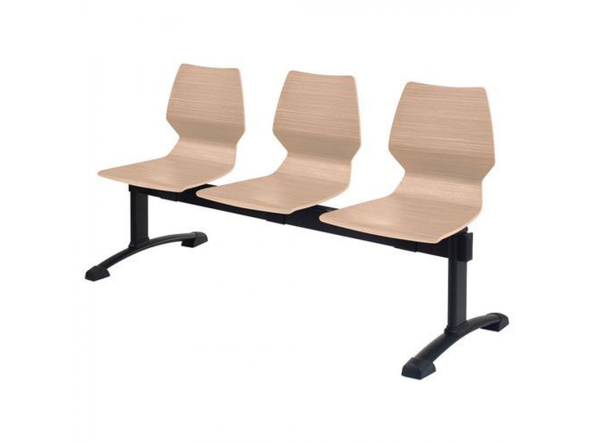 Sièges sur poutre ergonomiques en bois design - FUSIO - matériaux durables et options personnalisables_0