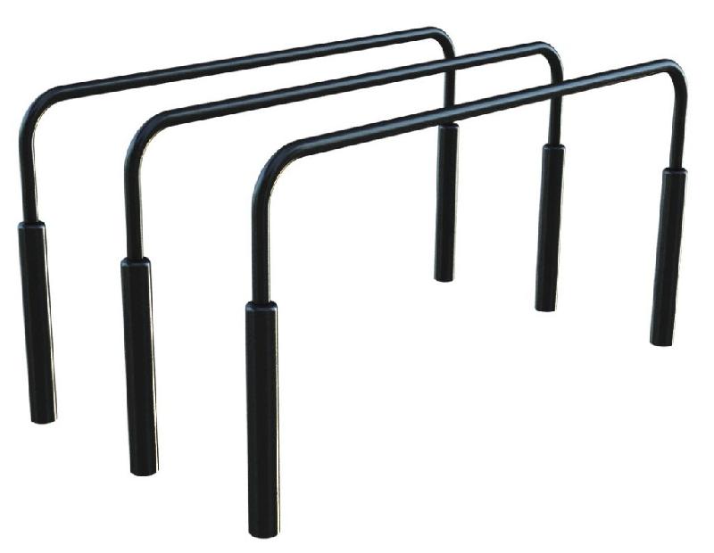 Equipement de Street Workout DAMAPRO en acier galvanisé thermolaqué pour extérieur - Triple Dips_0