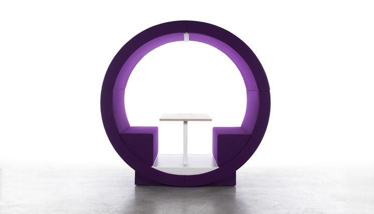 Table de réunion Circle - sur-mesure - matériaux variés - dimensions personnalisables_0
