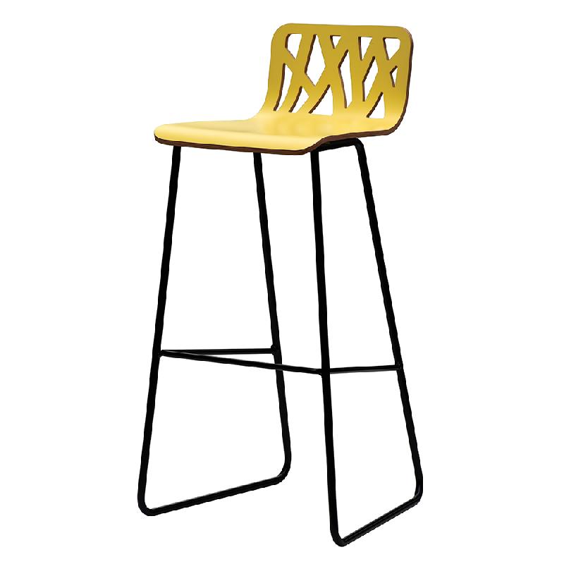Tabourets de bar Jungle - Piétement Spring - Hauteur 99 cm - Assise 81 cm_0