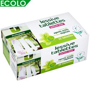 U ECOLOGIQUE LESSIVE LILAS TABLETTES X32_0