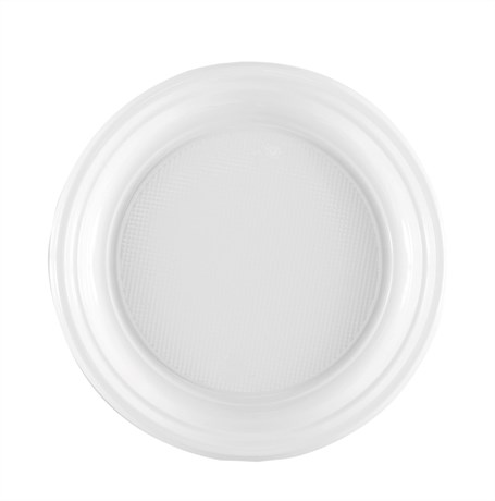 ASSIETTE ÉCONOMIQUE RONDE D.17 CM PS BLANC (VENDU PAR 1500)