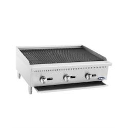 Atosa Grill à Pierres de Lave Gaz à poser   22,5 kw/h - 0652733809629_0